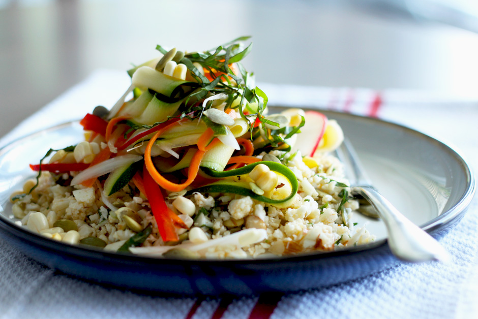 Veggie Ceviche w/ Chipotle Pepita "Pilaf" // The First Mess