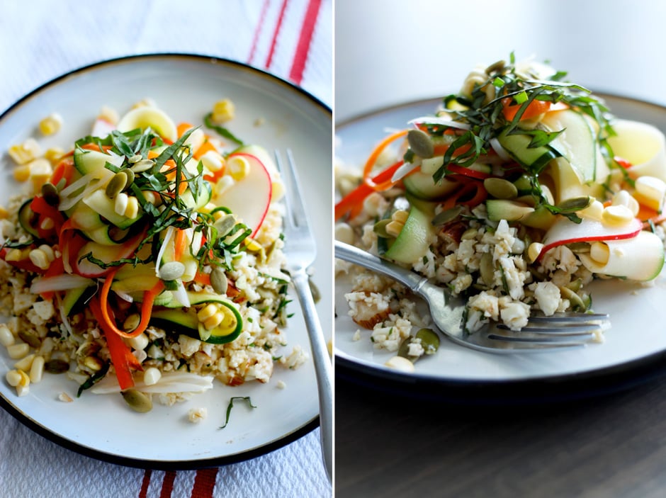 Veggie Ceviche w/ Chipotle Pepita "Pilaf" // The First Mess
